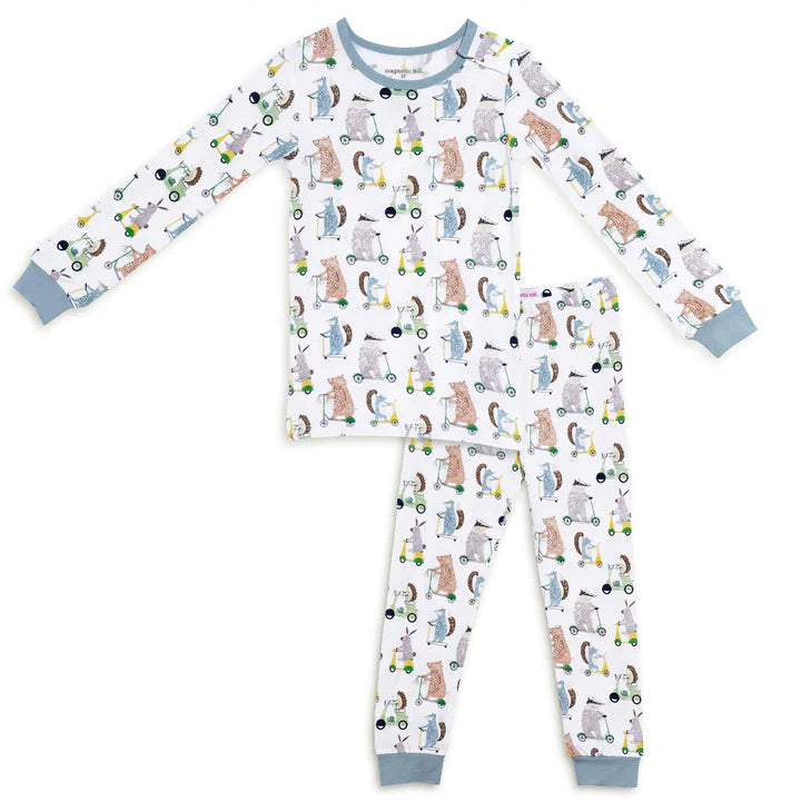 WHEEL GOOD FRIENDS MODAL MAGNETIC 2PC TODDLER PAJAMA