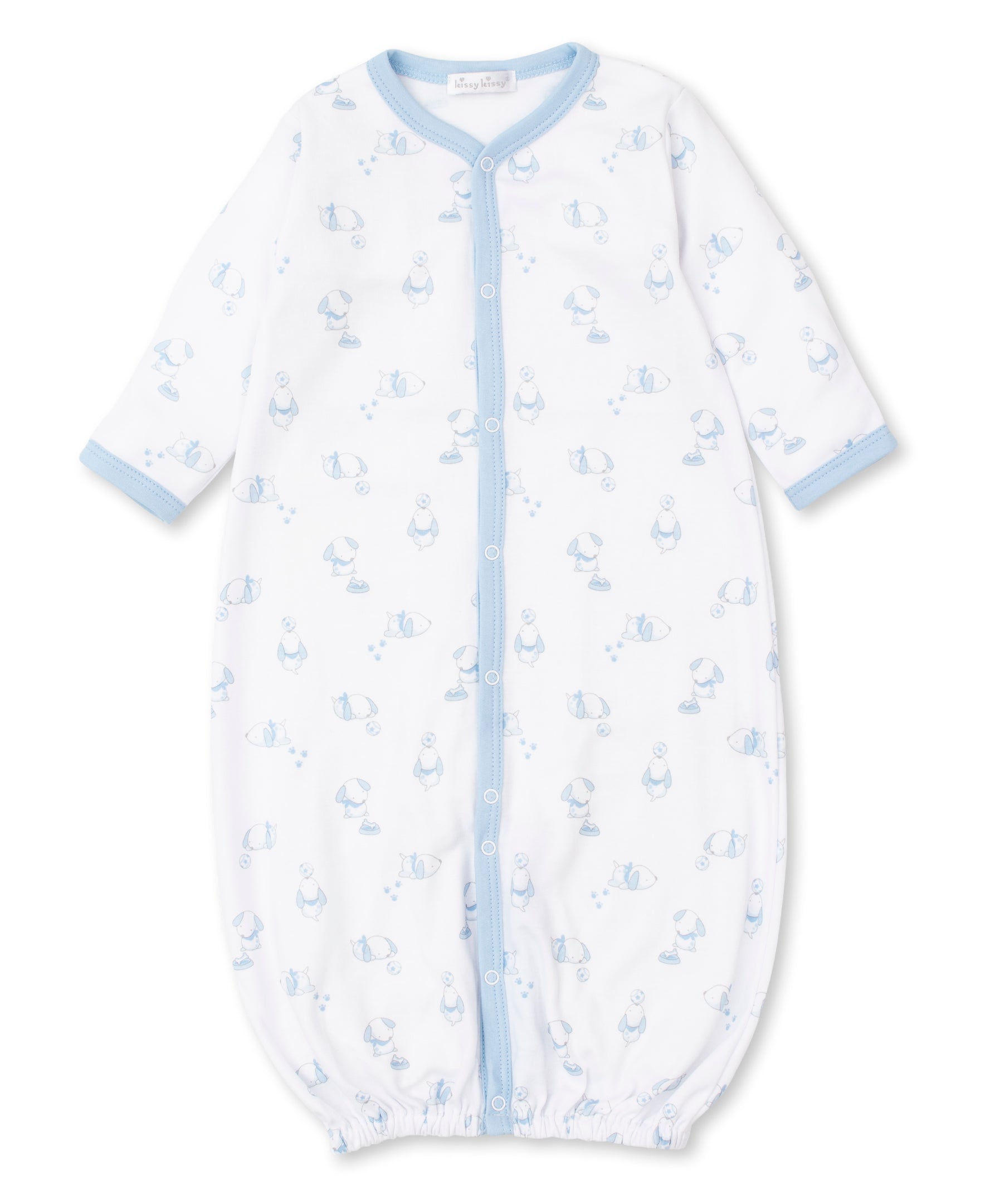 PEPPY PUPS BLUE CONVERTER GOWN