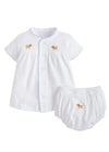 PINPOINT LAYETTE KNIT SET - BOY LAB