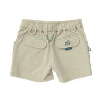 BOYS INSHORE PERFORMANCE SHORT IN PUMICE STONE