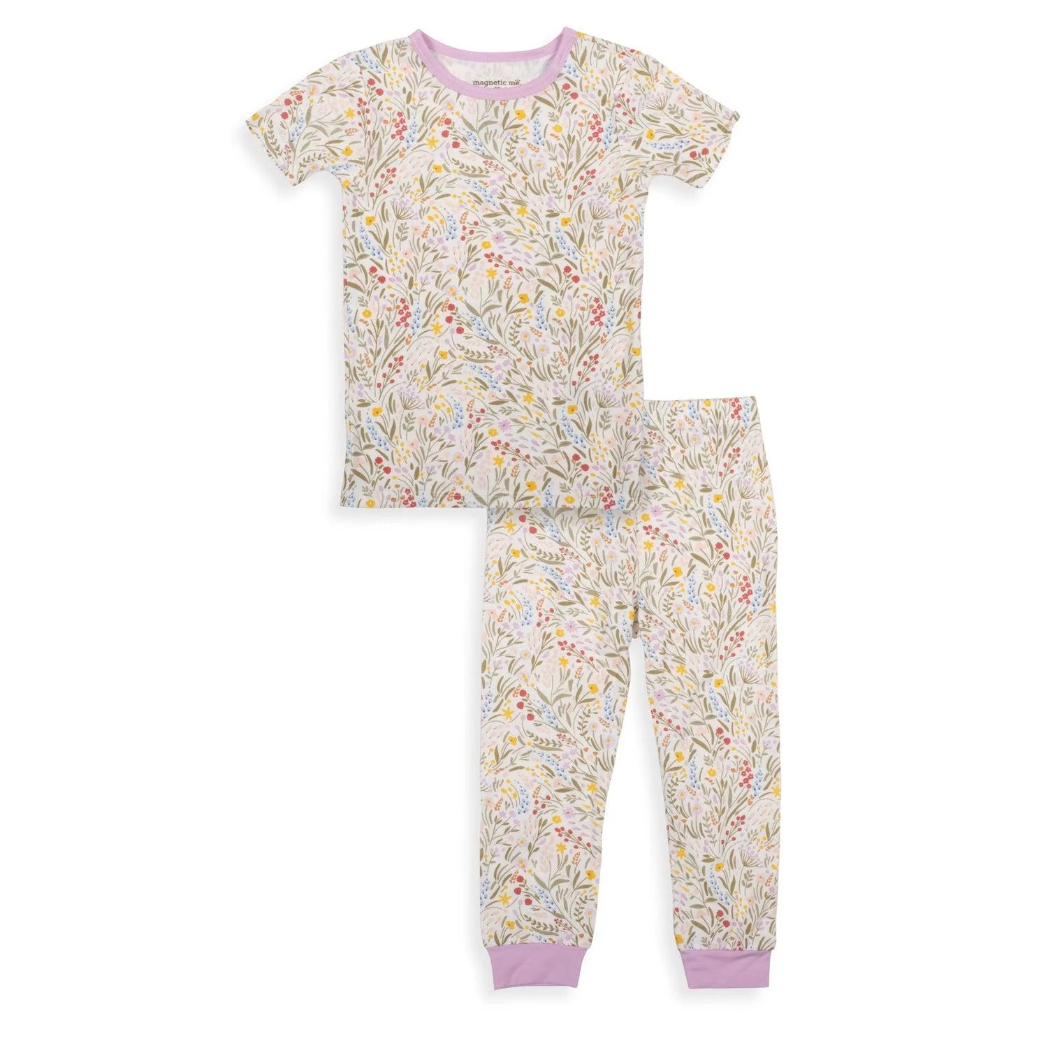 ASHLEIGH MODAL MAGNETIC NO DRAMA PAJAMA SHORT SLEEVE SET