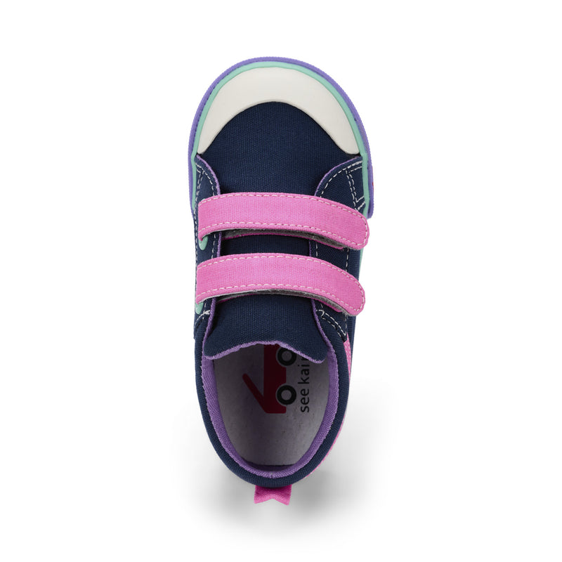 ROBYNE NAVY/HOT PINK SNEAKER