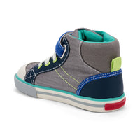 DANE GRAY DENIM/BLUE HI TOP SNEAKER