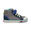DANE GRAY DENIM/BLUE HI TOP SNEAKER