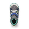 DANE GRAY DENIM/BLUE HI TOP SNEAKER