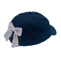 Customizable Bow Baseball Hat in Americana (Girls)