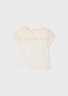 GIRLS CROCHET TOP COTTON TEE