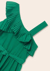 TWEEN GREEN CREPE ROMPER