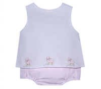 LITTLE LAMBS PINK BAILEY GIRL DIAPER SET