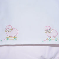 LITTLE LAMBS PINK BAILEY GIRL DIAPER SET