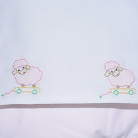 LITTLE LAMBS PINK BAILEY GIRL DIAPER SET