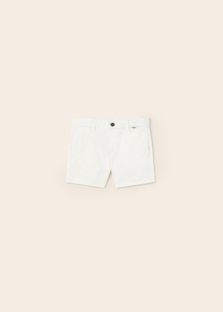 BOYS CHINO SHORTS WHITE