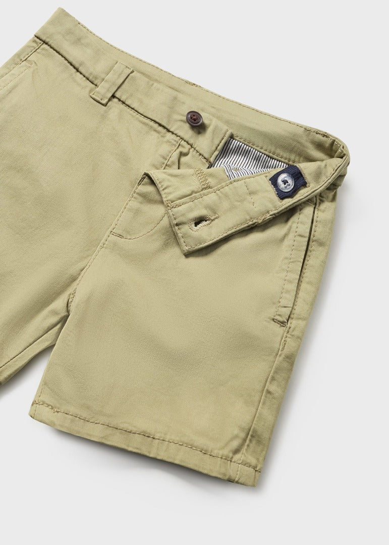 BOYS CHINO SHORTS KIWI KHAKI