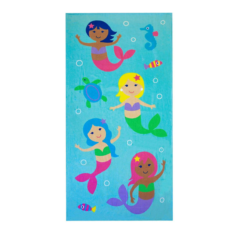 Mermaids Cotton Beach Towel