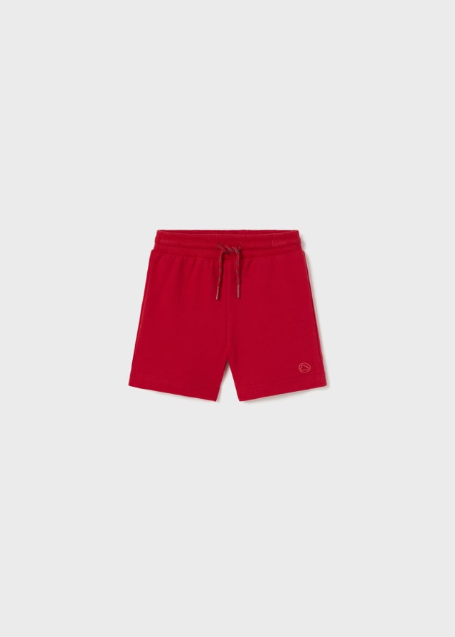 RED KNIT BABY BOY SHORTS