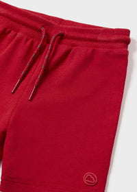 RED KNIT BABY BOY SHORTS