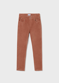 ROSE VELOUR SLIM FIT PANTS