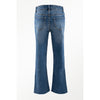 Tweens High Rise Crop Falre Jeans with Knee Splits