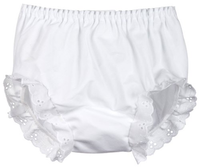 EYELET TRIM DIAPER COVER