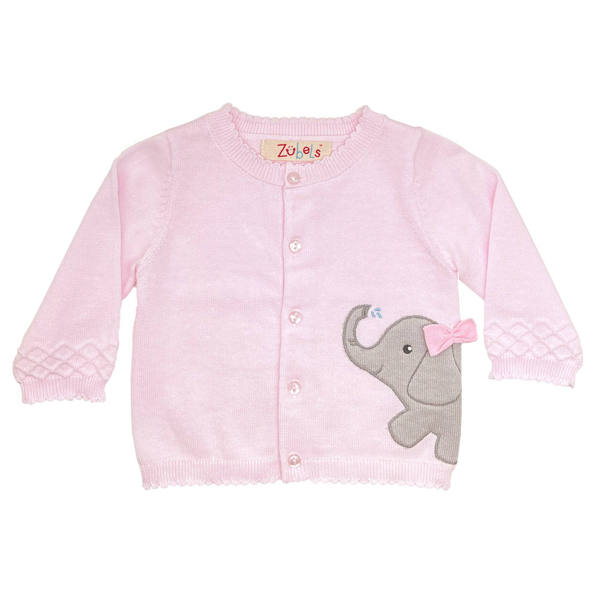 PINK ELEPHANT CARDIGAN