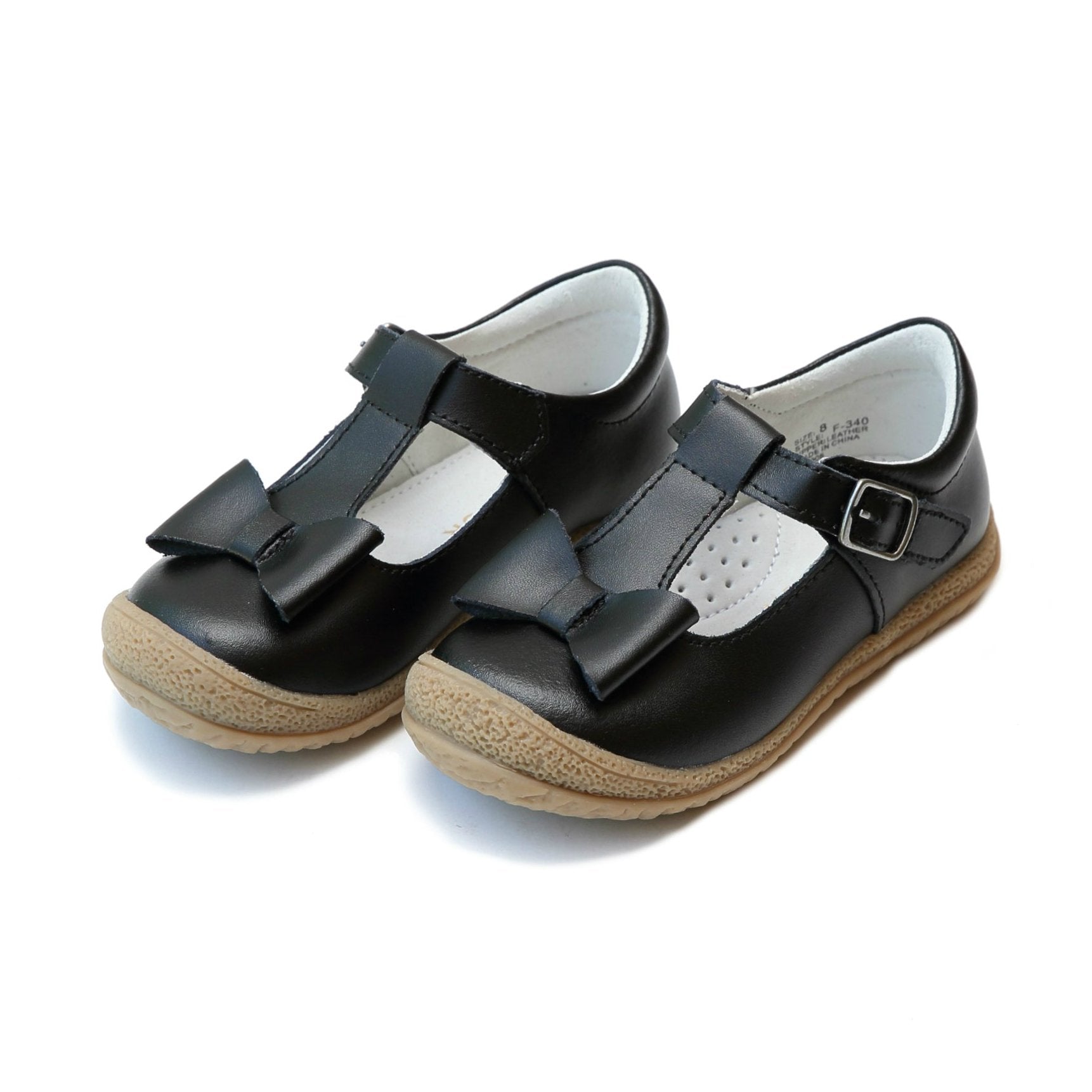 Emma Black Bow T-Strap Mary Jane