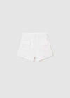TWEEN WHITE EYELET COTTON SHORTS
