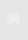 TWEEN WHITE EYELET COTTON SHORTS