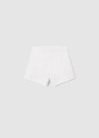 TWEEN WHITE EYELET COTTON SHORTS