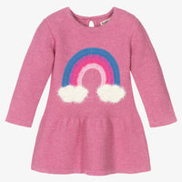 OVER THE RAINBOW BABY SWEATER DRESS
