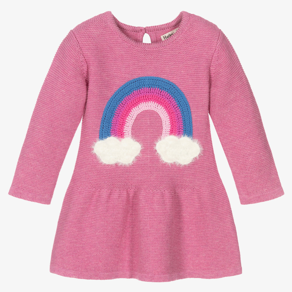 OVER THE RAINBOW BABY SWEATER DRESS