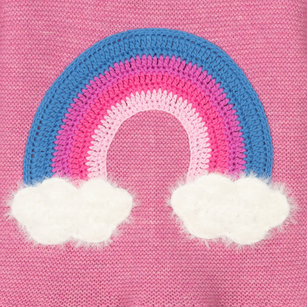 OVER THE RAINBOW BABY SWEATER DRESS