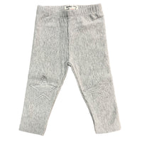 GREY MELANGE STARS COZY LEGGINGS