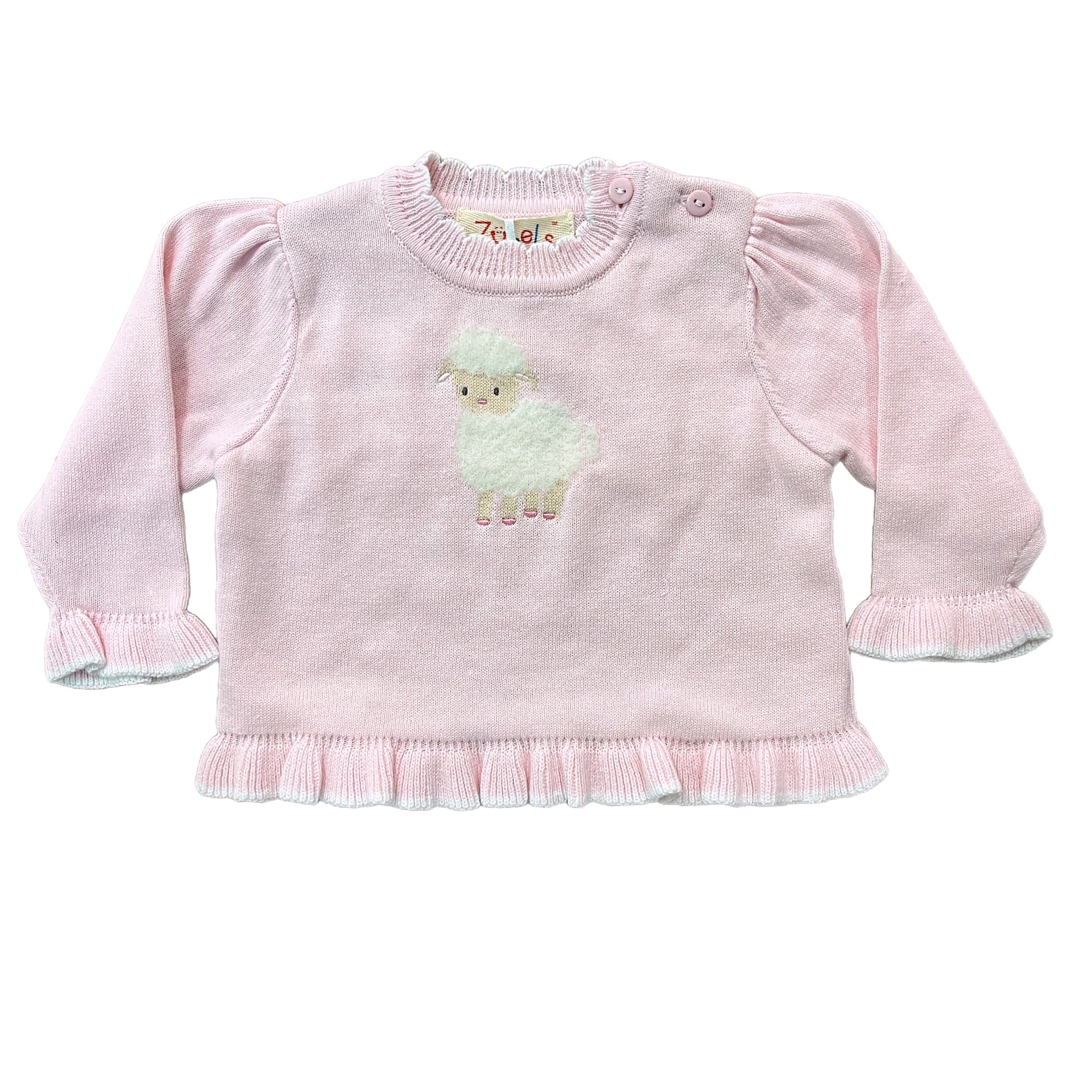 PINK LAMB SWEATER