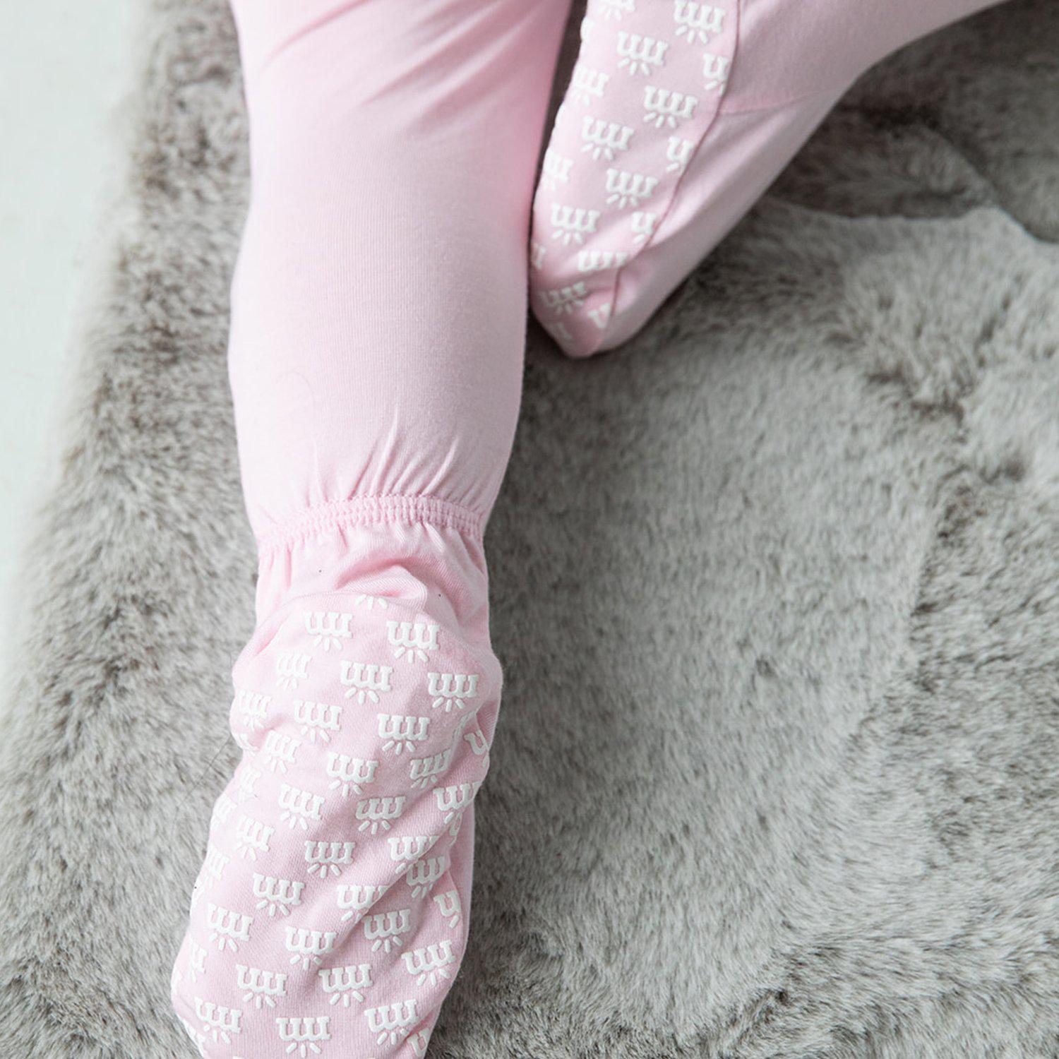 Cake My Day Solid Pink Modal Magnetic Footie
