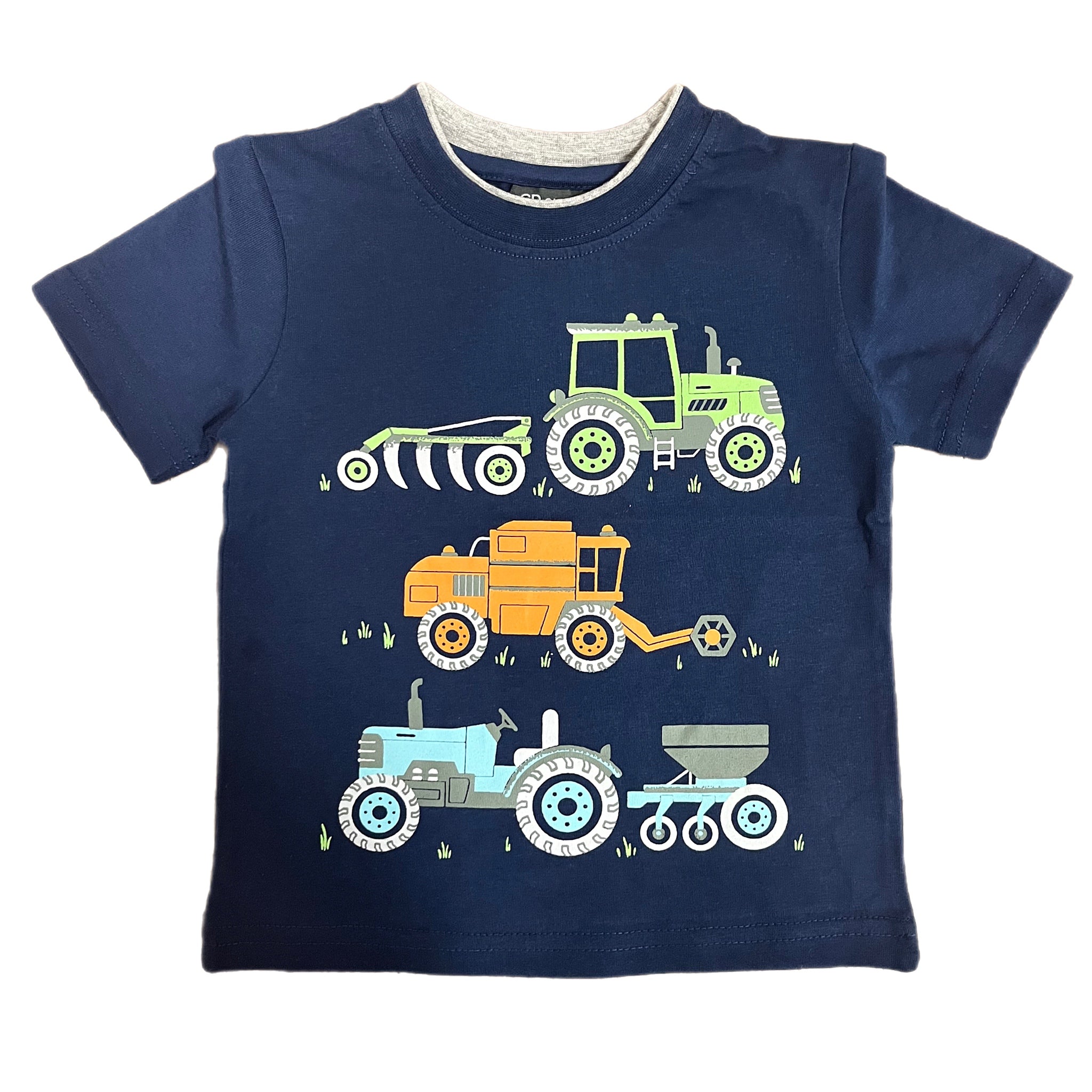 MULTI TRACTOR STACKED BOYS TEE