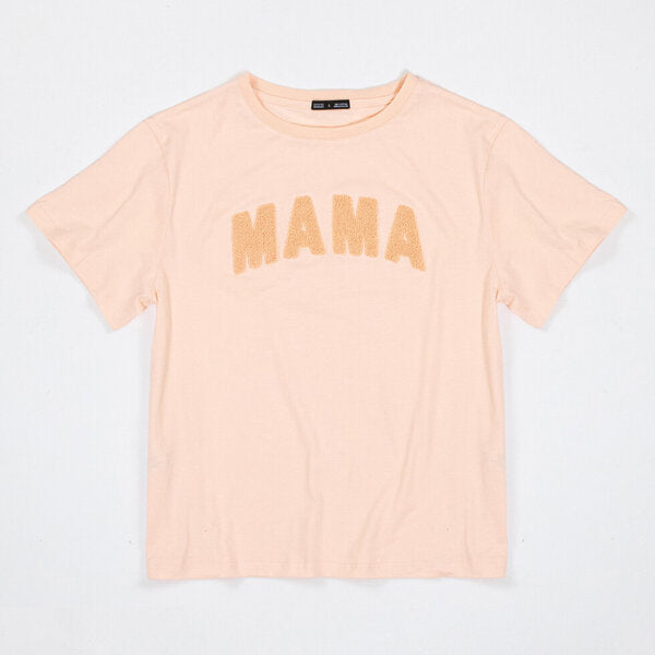 MAMA CHENILLE COTTON TEE