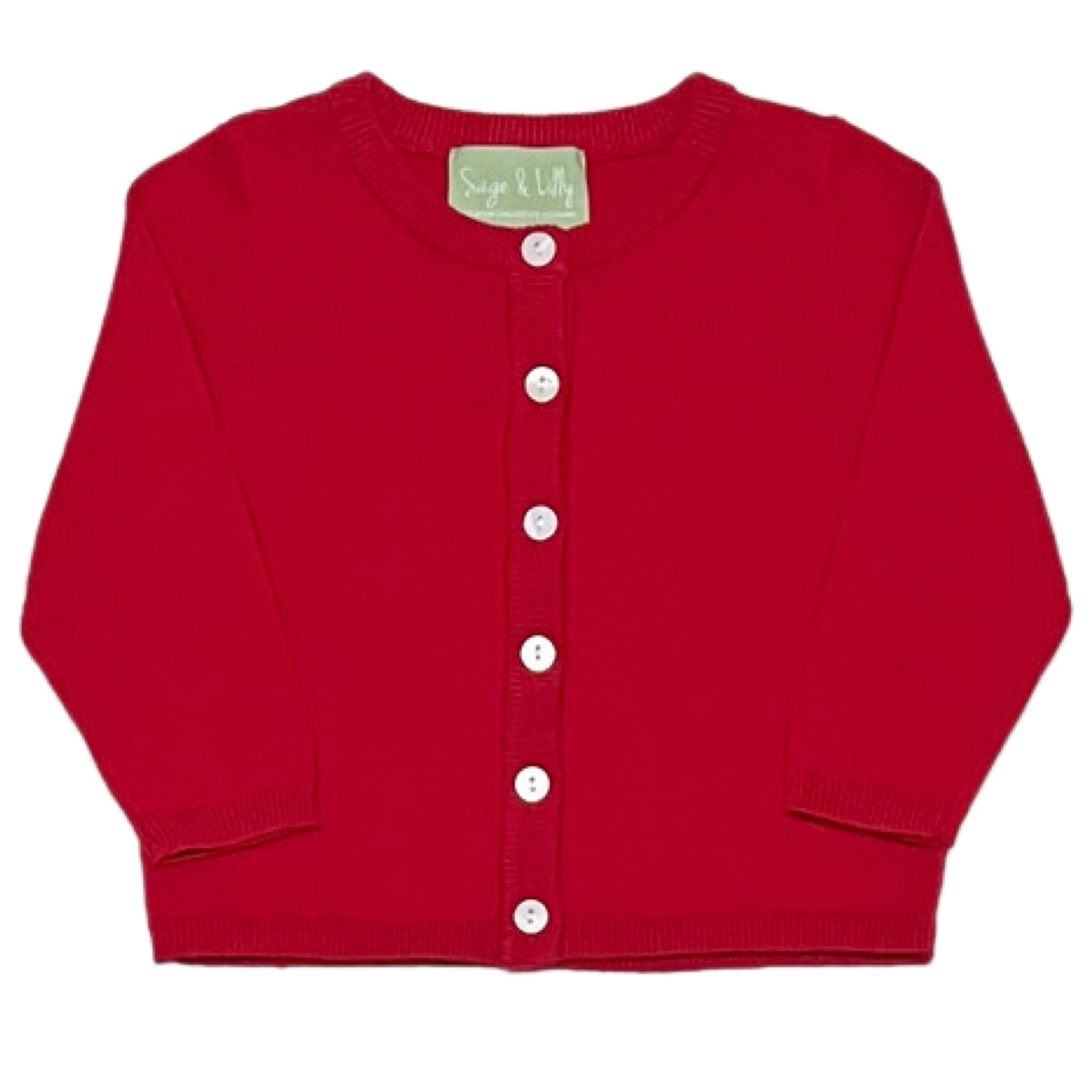 RED CARDIGAN