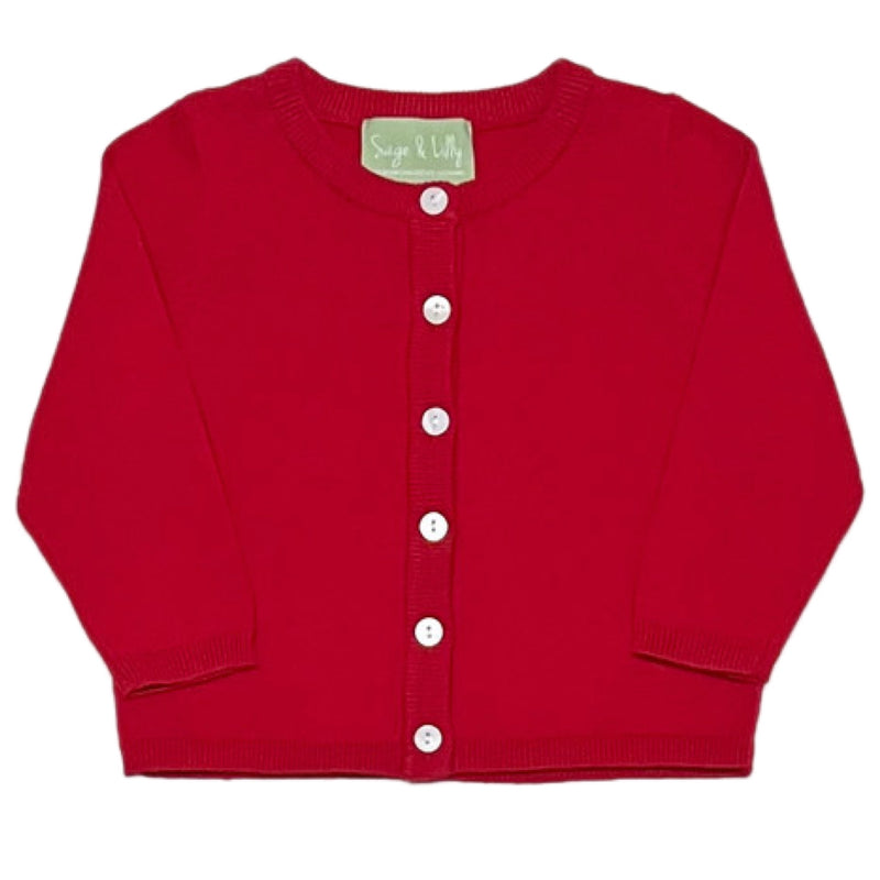 RED CARDIGAN