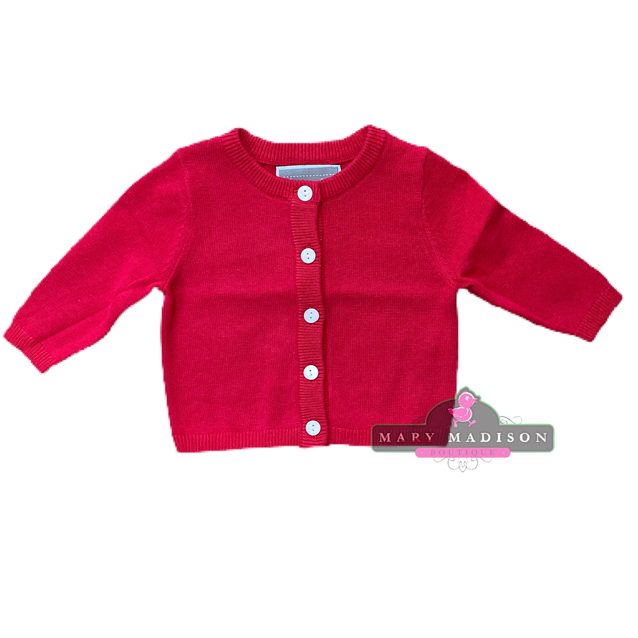 Girls Red Sweater