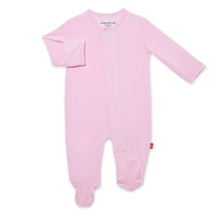 Cake My Day Solid Pink Modal Magnetic Footie