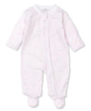 Pink Peek-A-Boo Bear Hugs Print Footie with Zipper