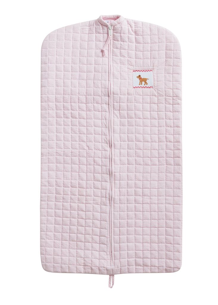 Smocked Lab Girls Quilted Luggage