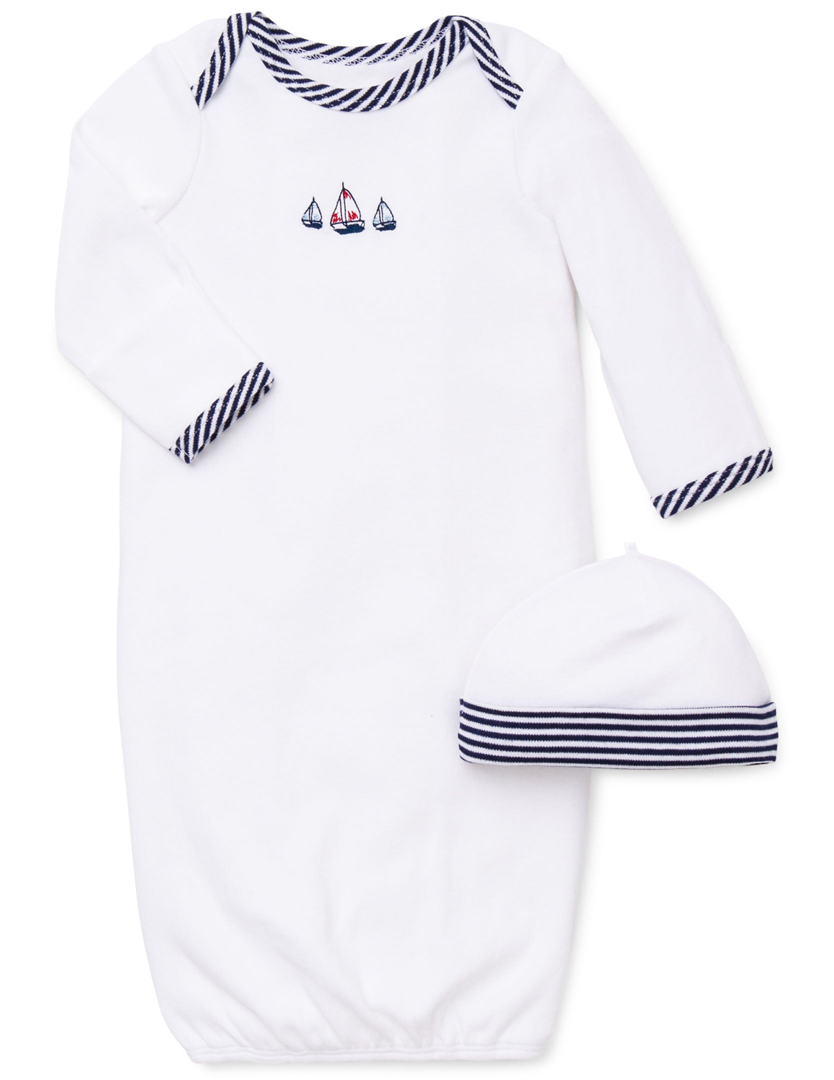 Sailboats Gown and Hat