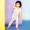 CANDY STRIPE MODAL MAGNETIC NO DRAMA PAJAMA SHORT SLEEVE SET