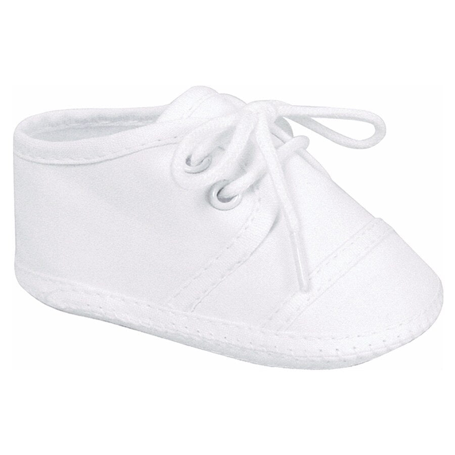 TAYLOR WHITE BROADCLOTH SADDLE OXFORD BABY SHOE