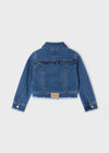 GIRLS RUFFLE DENIM JACKET