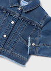 GIRLS RUFFLE DENIM JACKET