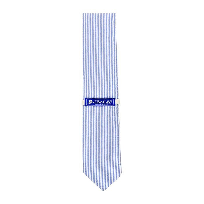 Sailor Blue Seersucker Tie