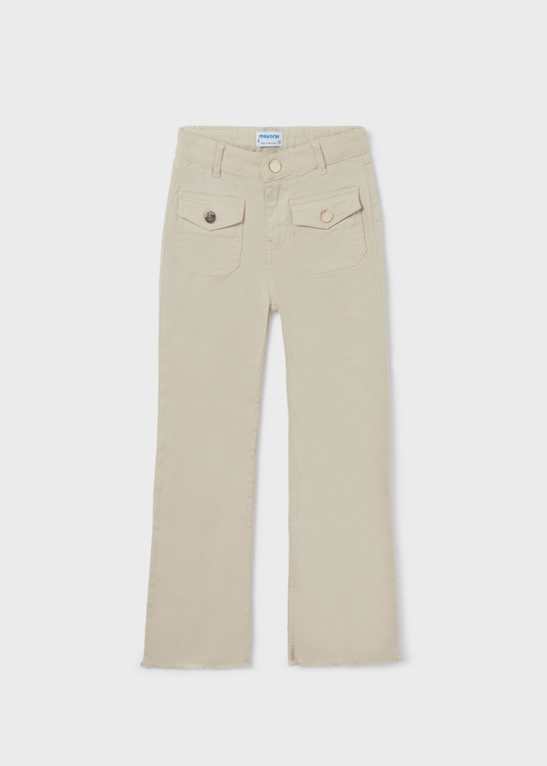 TWEEN CROPPED FRAYED HEM PANT