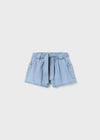 BABY GIRL CHAMBRAY SHORTS